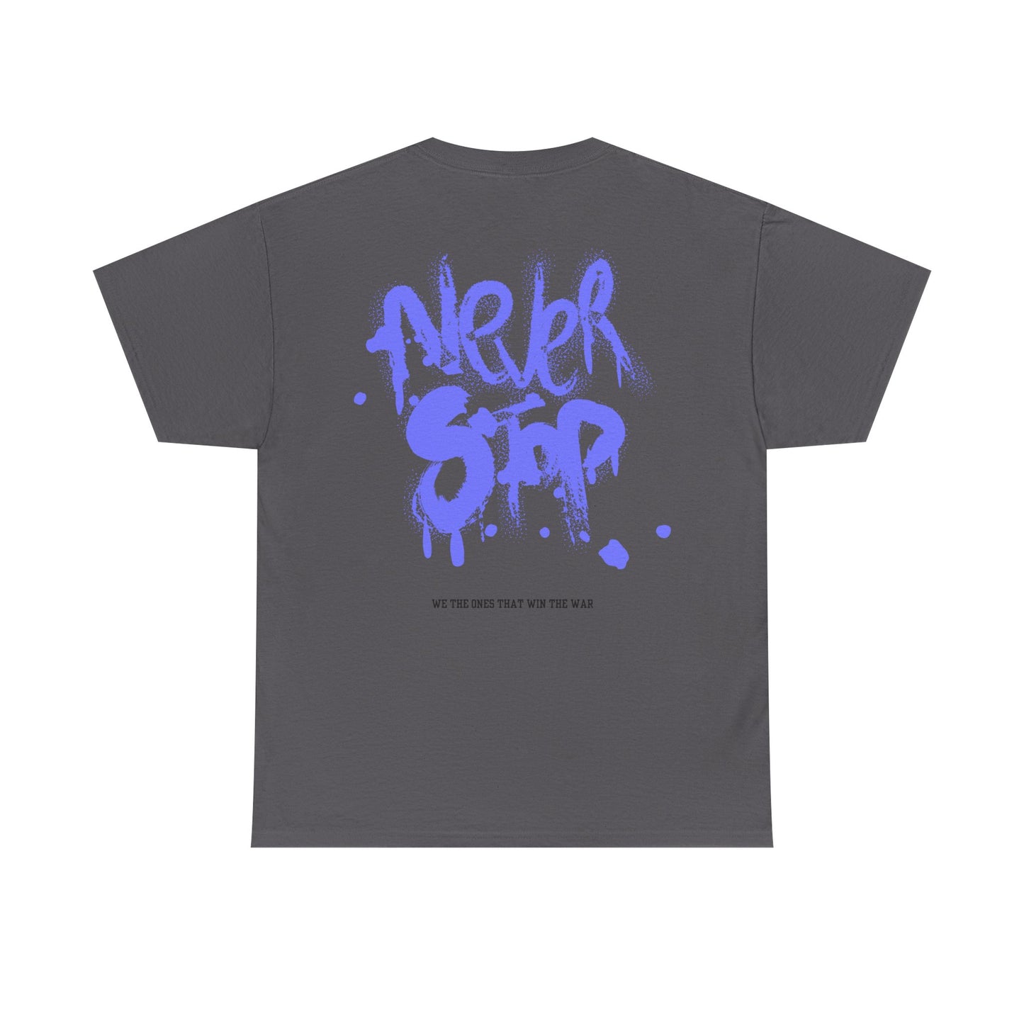 Never Stop Graphic Tee - black logo
