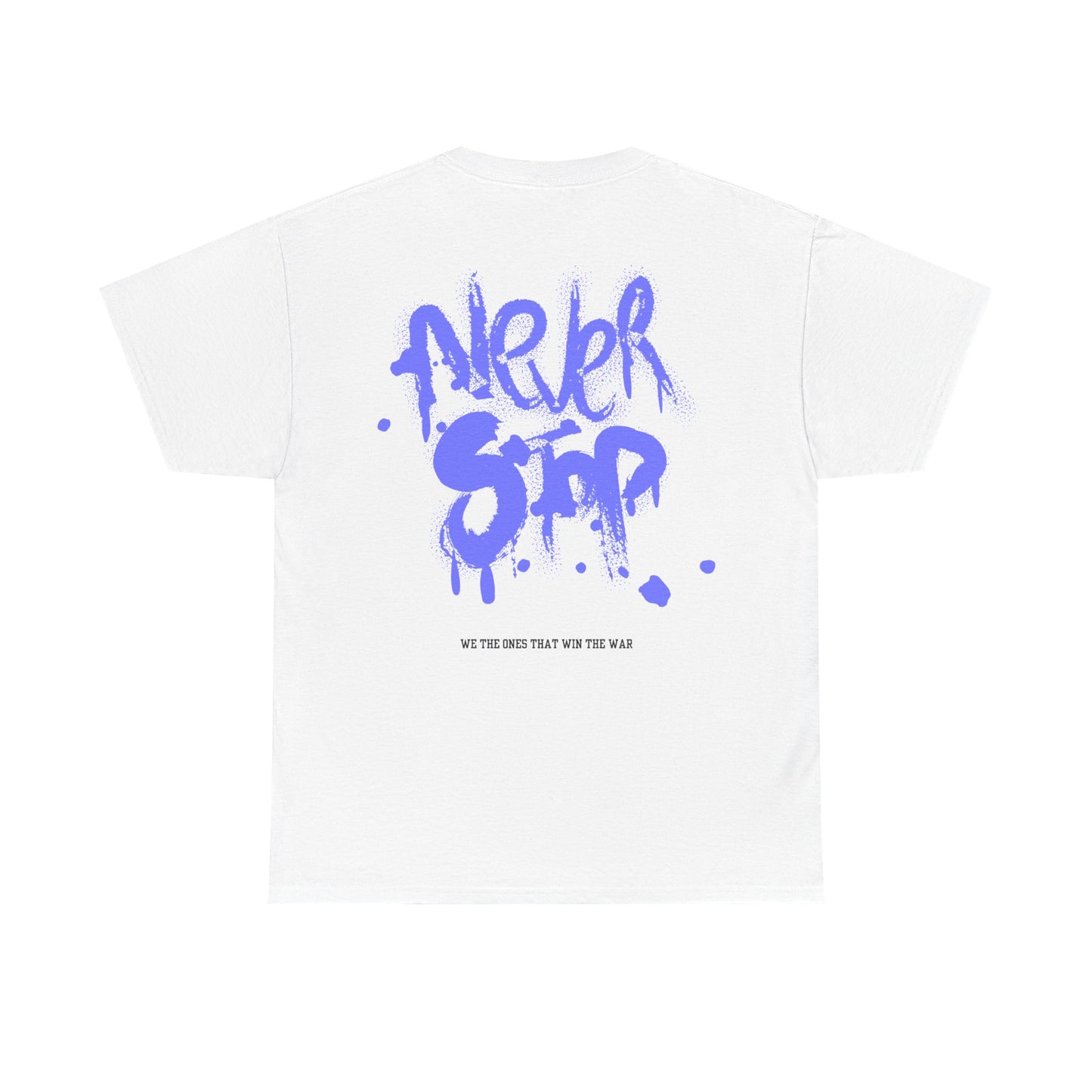 Never Stop Graphic Tee - black logo